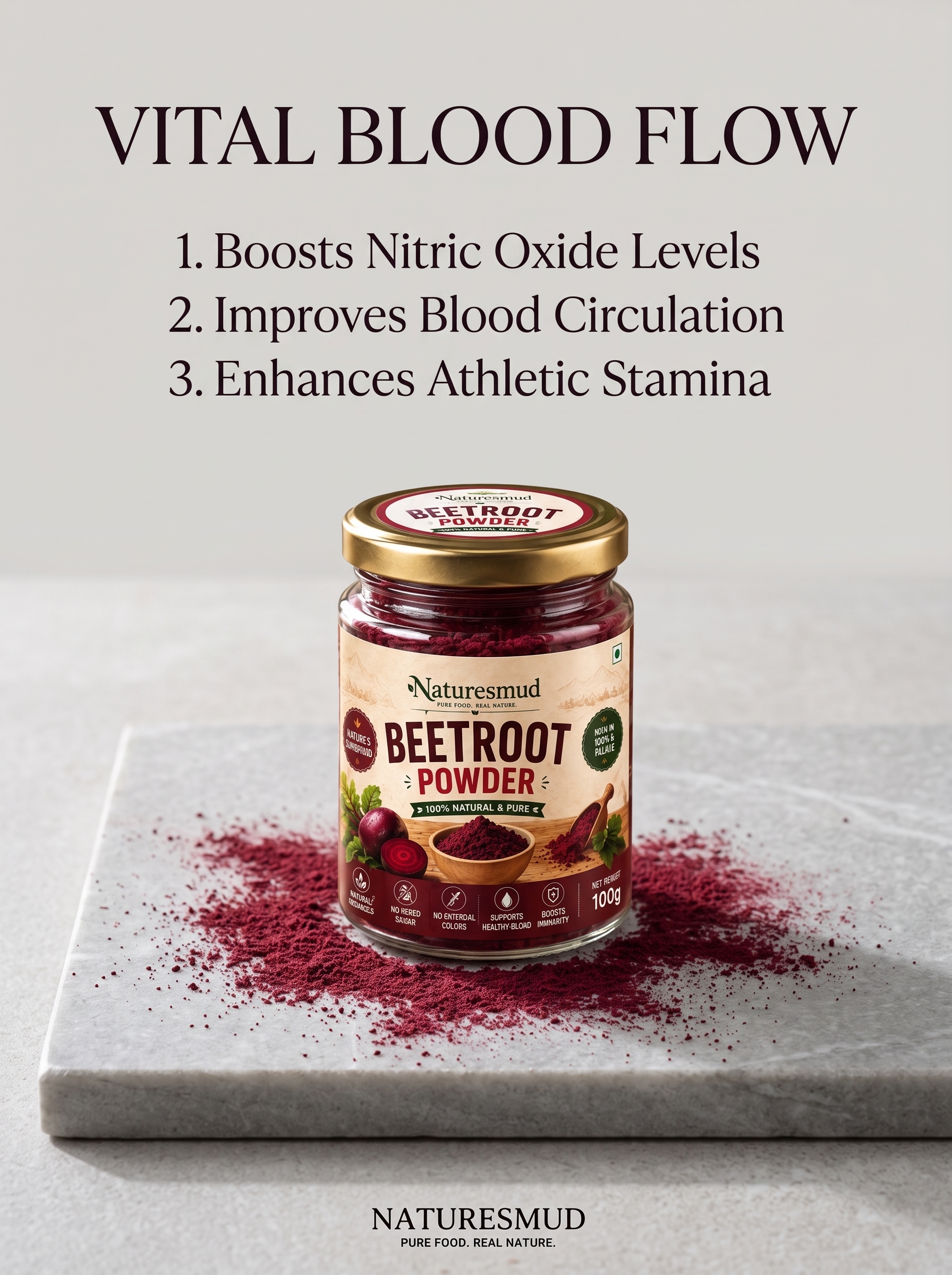 Beetroot Powder - Perspective View 10