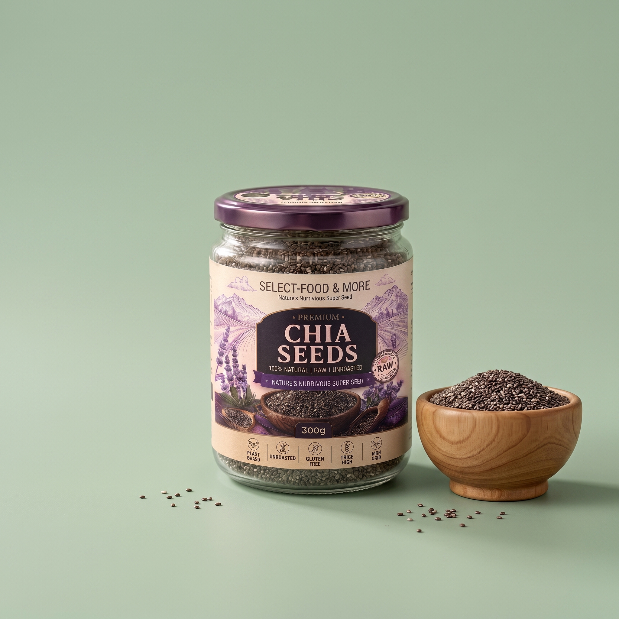 Chia Seeds (300 GM) — Hydration & Plant Omega-3