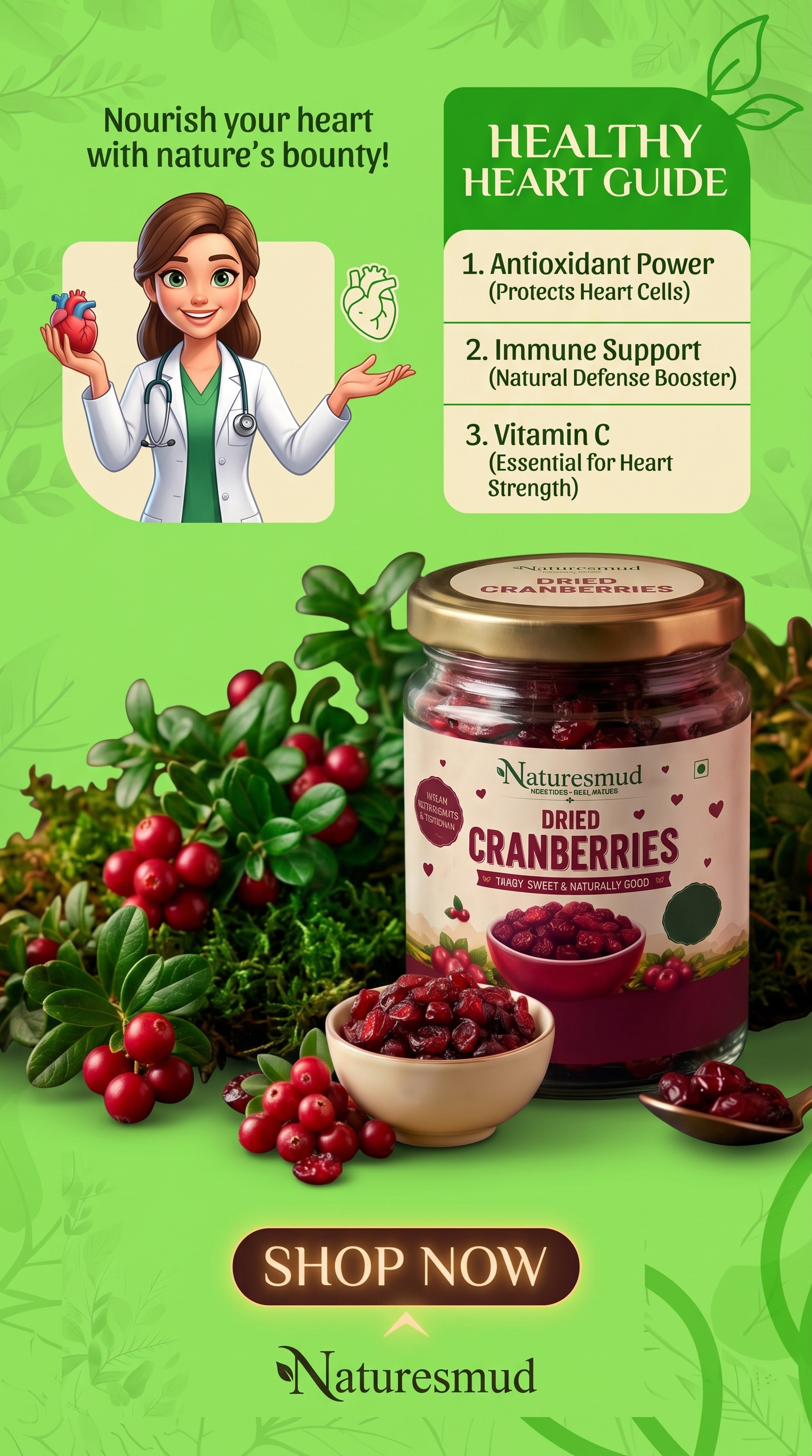 Dried Cranberries - Official Product Poster