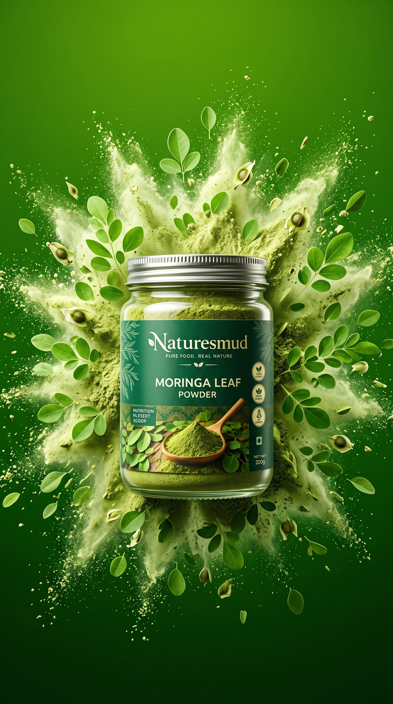 Moringa Leaf Powder alternate view